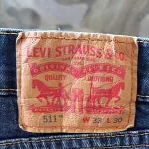Levi's 511 Slim Fit Dark Blue Jeans